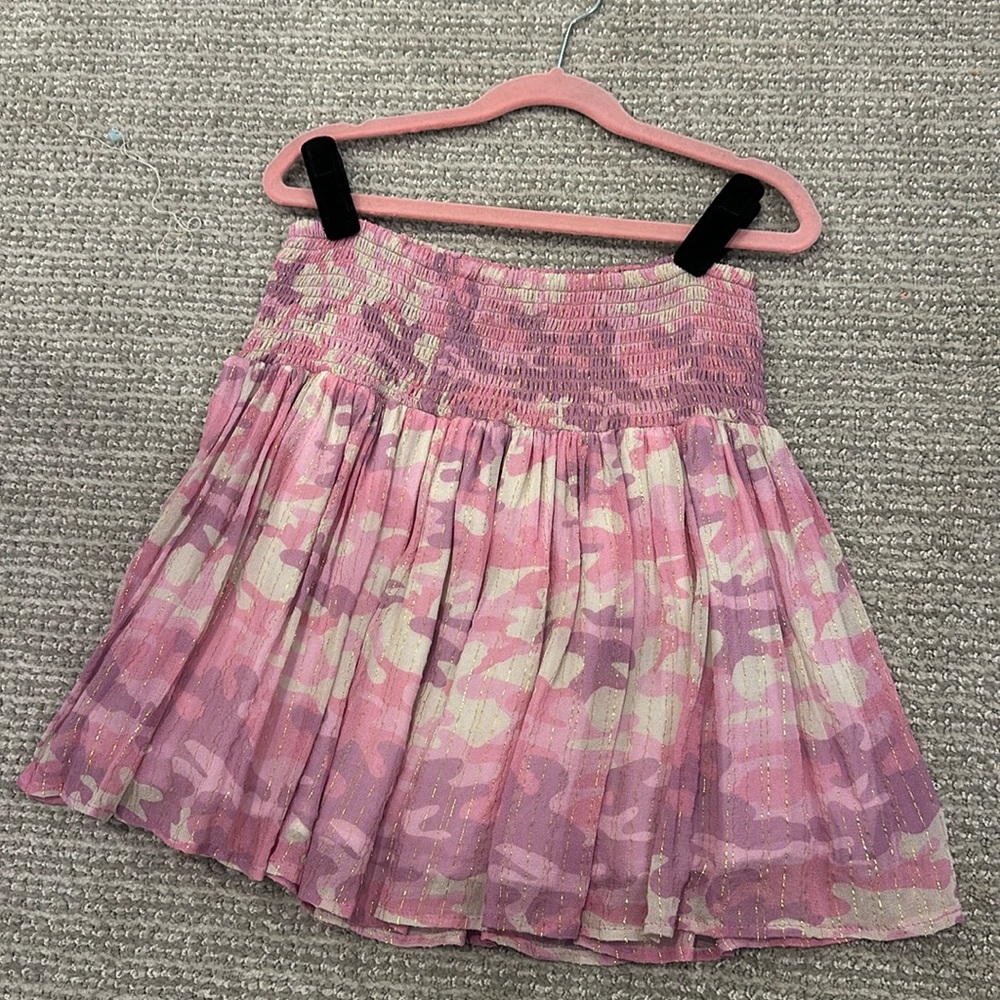 pink camo sparkly skirt